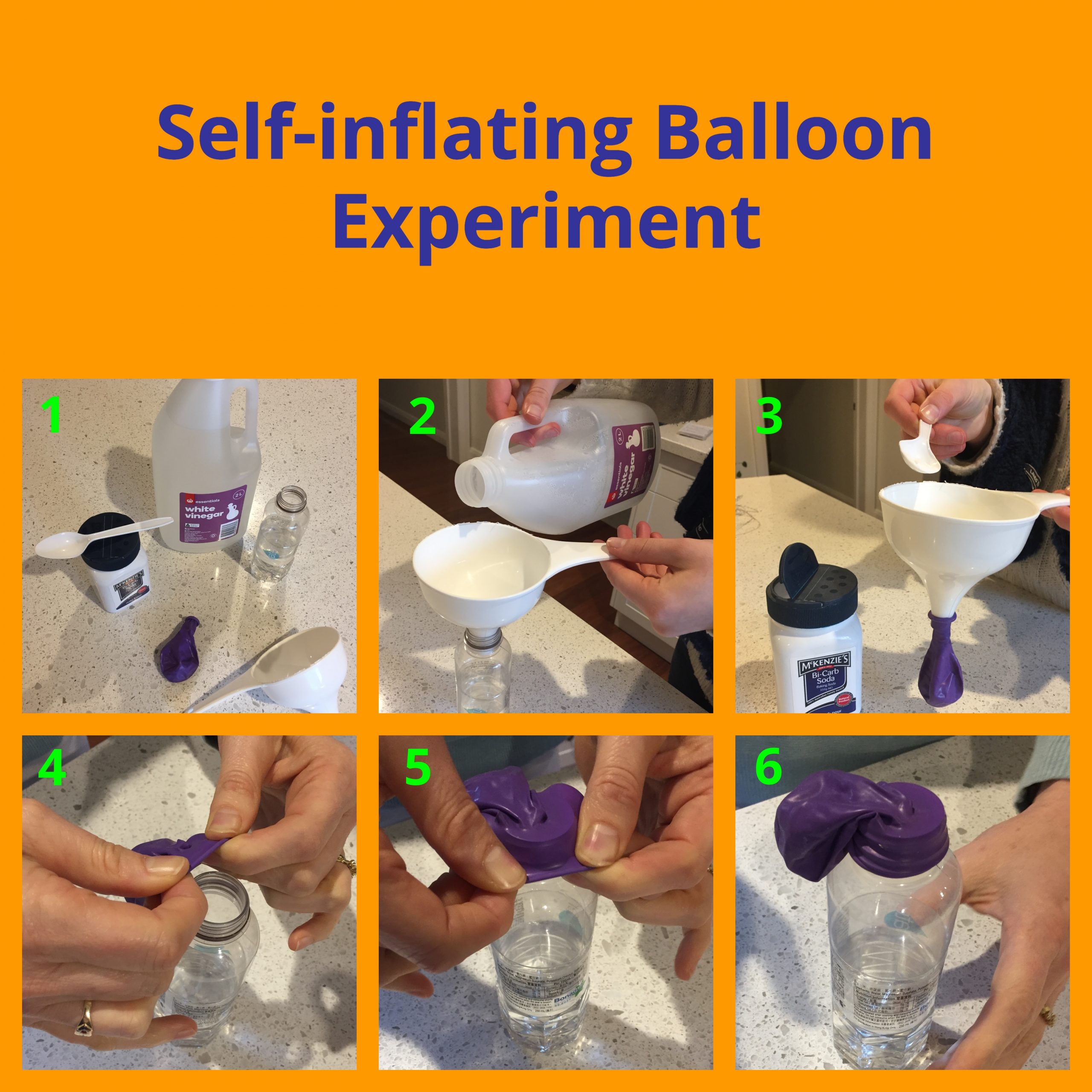 Kim's Self-inflating Balloon Experiment - Kesta Fleming